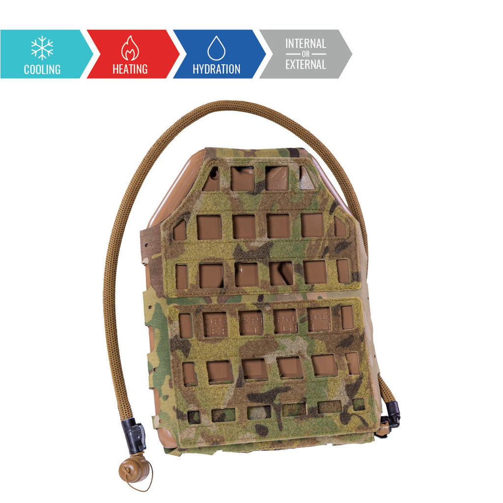 Electrokare w/ Included Sensor and Qore IMS Pro Gen 3 Combo (External or Internal MOLLE Plate Carrier Hydration Pack with Cooling and Heating)