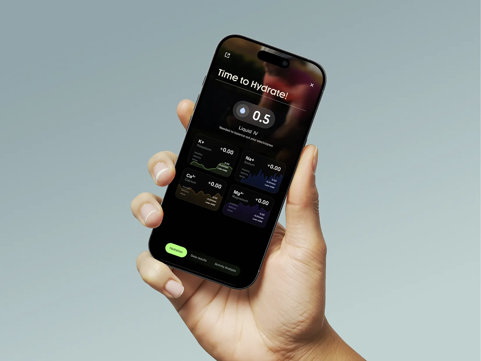 Electrokare w/ Included Sensor and Qore ICEFLASK® 16.9oz (500ml) Cooling, Heating & Hydration Canteen