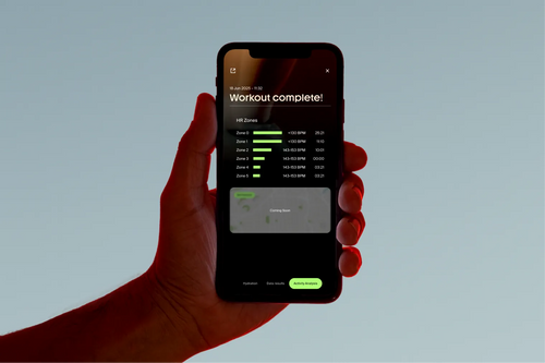 Electrokare w/ Included Sensor and Qore ICEFLASK® 16.9oz (500ml) Cooling, Heating & Hydration Canteen